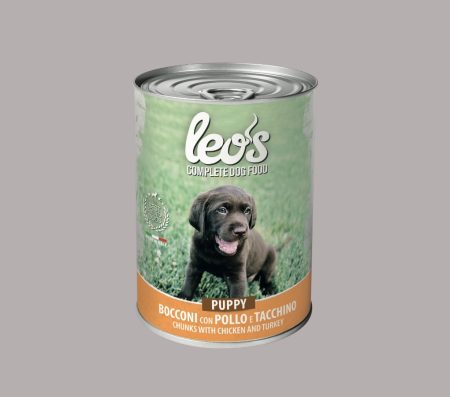 Leo's Puppy Chunkies with Chicken and Turkey 415g (Wet Food)