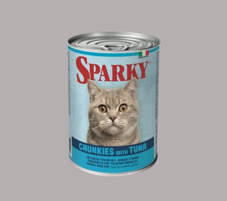 Sparky Cat Adult Chunkies with Tuna 415g (Wet Food)