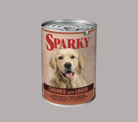 Sparky Dog Adult Chunkies with Lamb 415g (Wet Food)