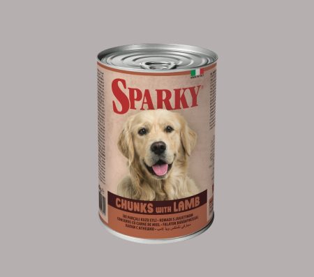Sparky Dog Adult Chunkies with Lamb 1250g (Wet Food)