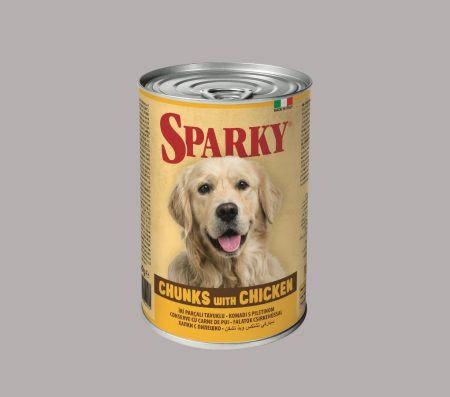 Sparky Dog Adult Chunkies with Chicken 1250g (Wet Food)