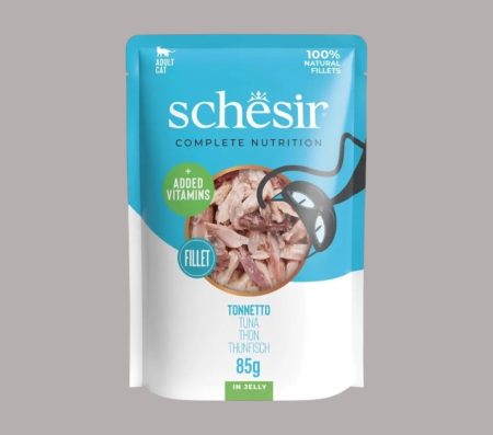 Schesir Pouch for Adult Cat with Tuna in Jelly 85g