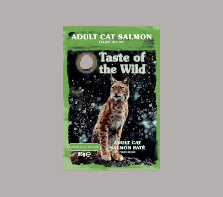 Taste of The Wild Pouch Adult Cat Salmon Pate 85g (Wet Food)