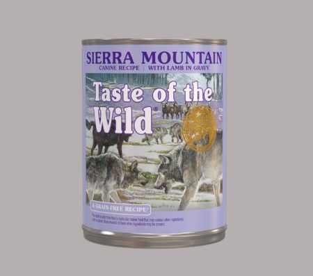 Taste of the Wild Dog Sierra Mountain with Lamb in Gravy 390g (Wet Food)