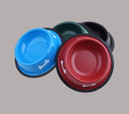 5-Color Painting SS Bowl for Pets