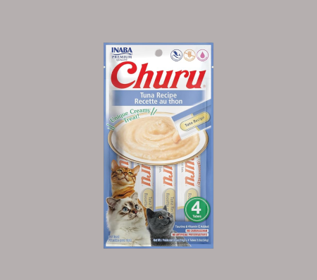 Churu Cat Creamy Treat Tuna Recipe 14g x 4 tubes