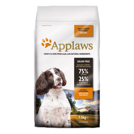 Applaws Dog Dry 7.5Kg Adult Chicken Small & Medium Breed