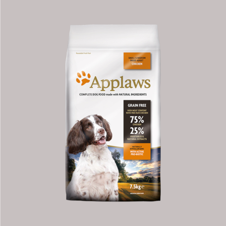 Applaws Dog Dry 7.5Kg Adult Chicken Small & Medium Breed