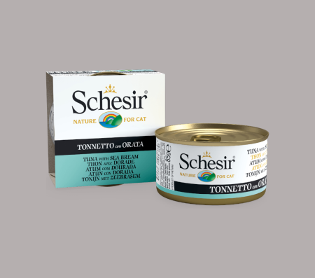 Schesir Nature Cat with Tuna and Seabream 85g