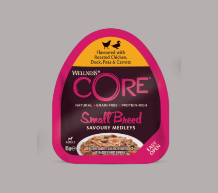 Wellness Core Small Breed Savoury Medley with Roasted Chicken, Duck, Peas & Carrot 85g