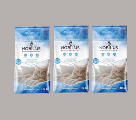 Nobilus Premium Cat Litter with Marseille Soap Scent 10L*3bags