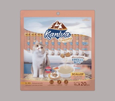 Kaniva Cat Creamy Scallop with Tuna Freeze Bits 15gx20pcs