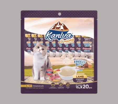 Kaniva Cat Creamy Lamb with Chicken Freeze Bits 15gx20pcs