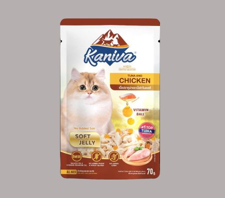 Kaniva Cat Tuna and Chicken in Soft Jelly Pouch 70g (Wet Food)
