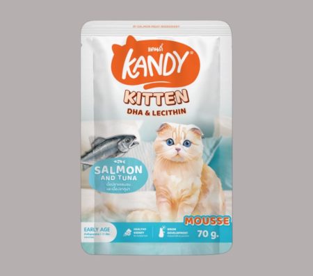 Kandy Kitten with Salmon and Tuna Mousse 70g (Wet Food)