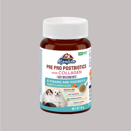 Kaniva Pre Pro Probiotics with Collagen for Dogs and Cats 50g