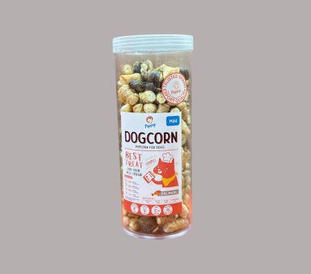 Dog Corn Popcorn for Mini Dogs with Salmon Skin Wrapped 300g