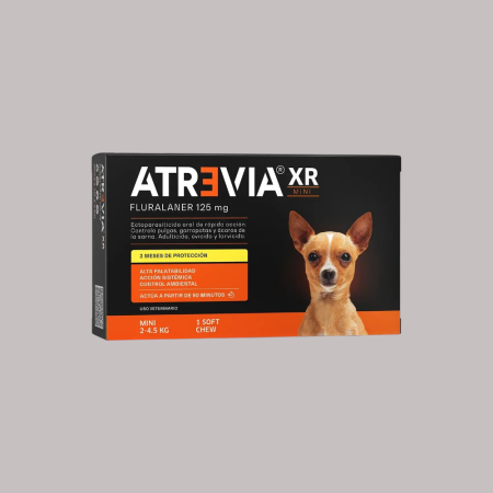 Atrevia Xr Mini (2-4.5KG) fluralaner 125 mg