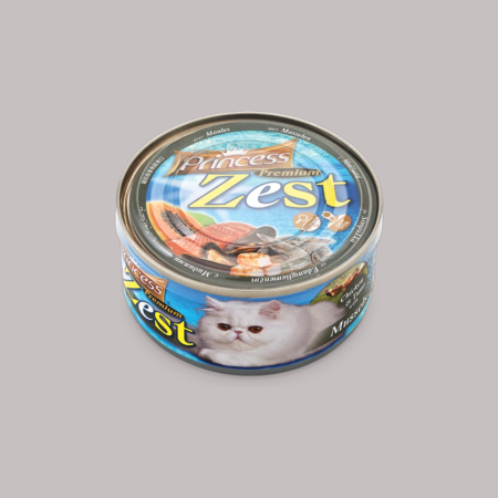 Princess Cat Premium Zest with Chicken & Tuna with Mussels 170g