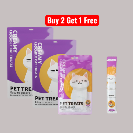Cat Creamy Treats with Chicken & Scallop Flavor 15g*5pcs Buy 2 Get 1 Free