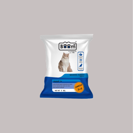 Boom Cat Mackerel Flavor 1Kg (Dry Food)