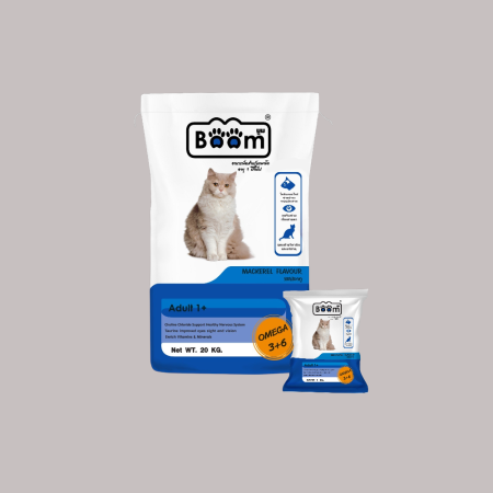 Boom Cat Mackerel Flavor 1Kg x 20bags (Dry Food)
