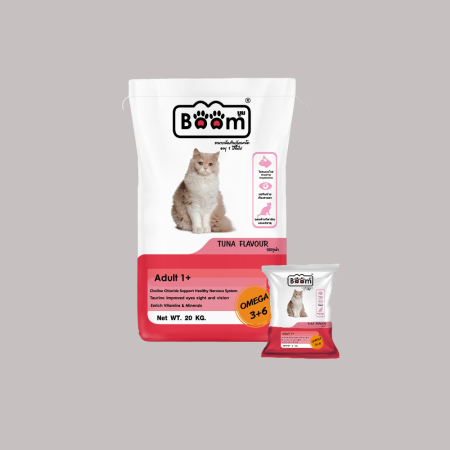 Boom Cat Tuna Flavor 1Kg x 20 bags (Dry Food)