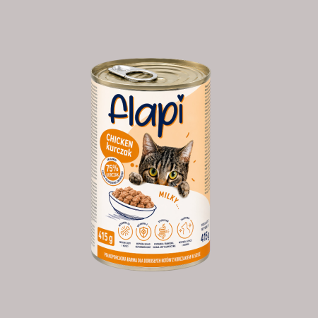 Flapi Cat Chunks in Gravy With Chicken 415gr