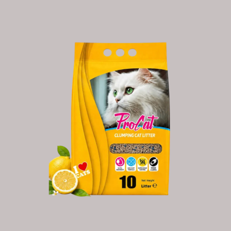Procat Cat Litter Lemon Scent 10L