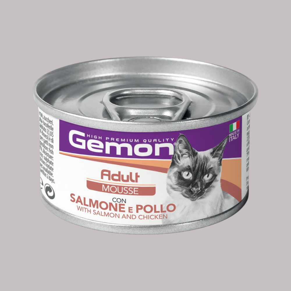 Gemon Adult Mousse with Salmon and Chicken (1)