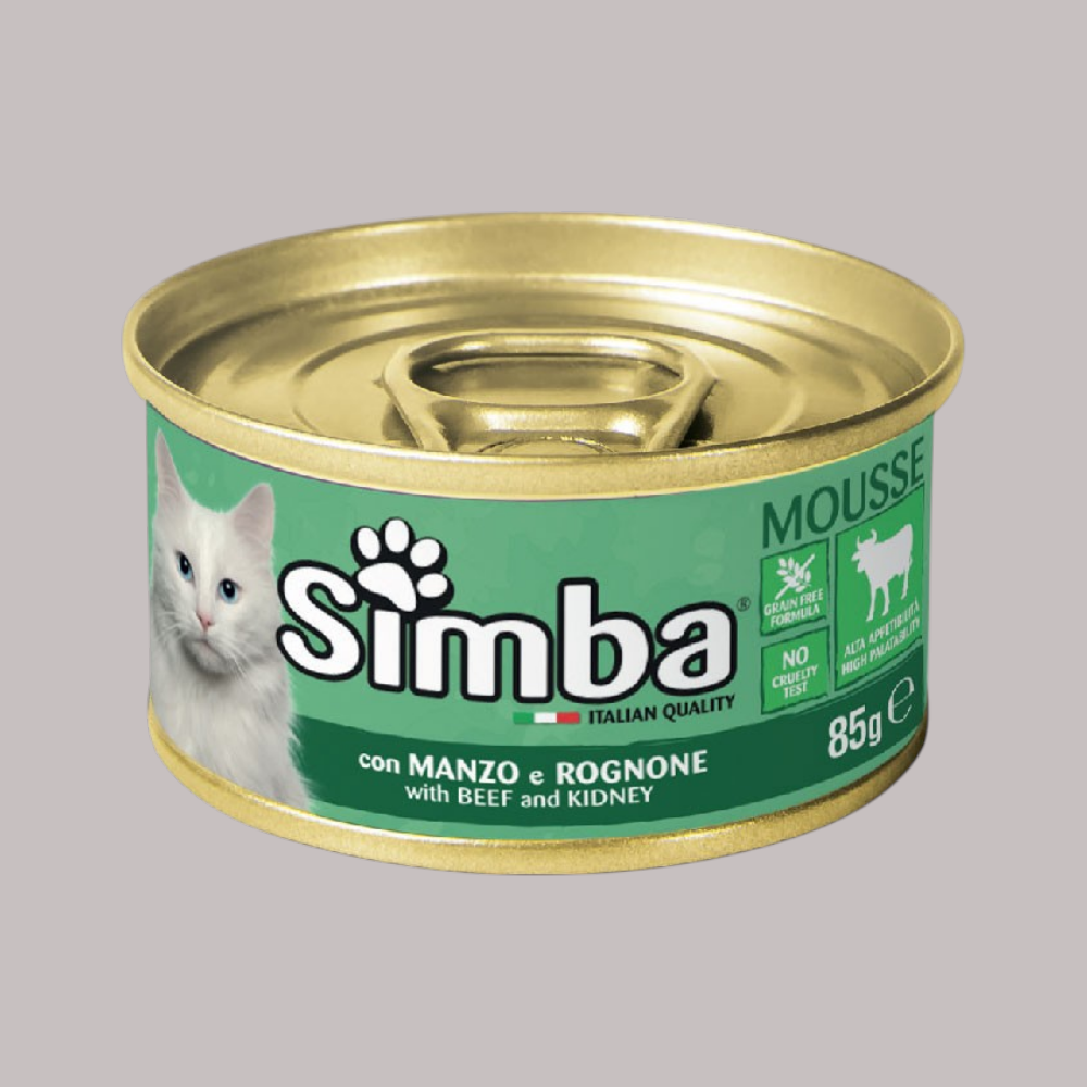 Simba Cat Mousse with Beef and Kidney (1)
