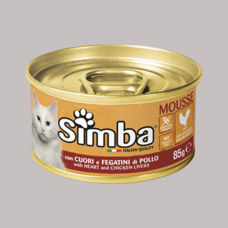 Simba Cat Mousse with Heart Chicken Liver 85g (Wet Food)