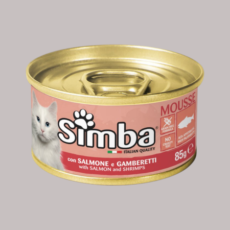 Simba Cat Mousse with Salmon & Shrimp 85g (Wet Food)