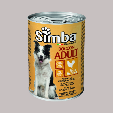 Simba Dog Chunks with Chicken and Turkey 415gr (Wet Food)