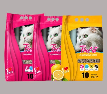 Procat Cat Litter 10L x 3 Bags (2 Rose & 1 Lemon Scent)