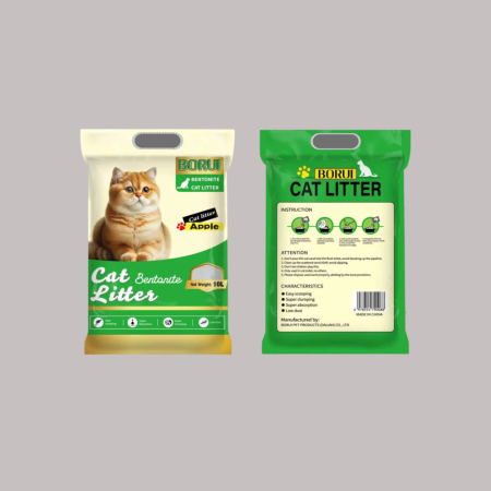 Borui Bentonite Cat Litter 10L (Apple Scented)