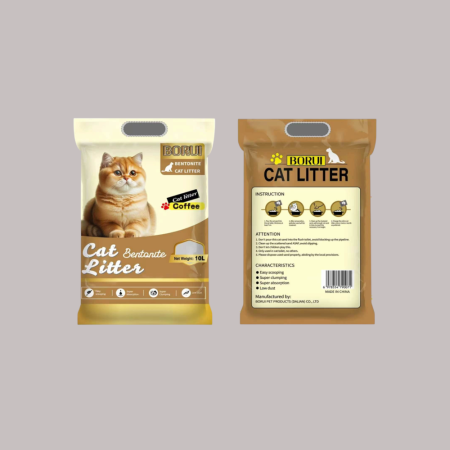 Borui Bentonite Cat Litter 10L (Coffee Scented)