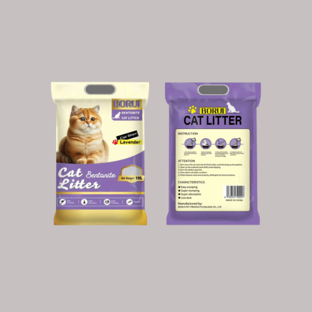 Borui Bentonite Cat Litter 10L (Lavender Scented)