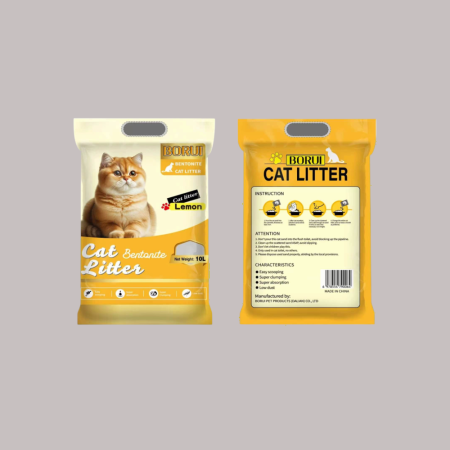 Borui Bentonite Cat Litter 10L (Lemon Scented)