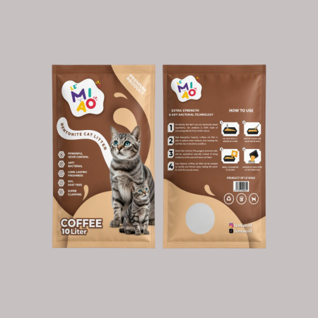 Miao Ball Shape Bentonite Cat Litter 10L( Coffee Scented)