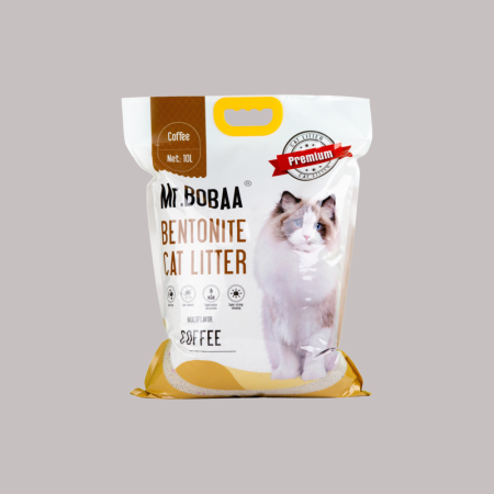 Mr.Bobba Ball Shape Bentonite Cat litter 10L-Coffee Scented